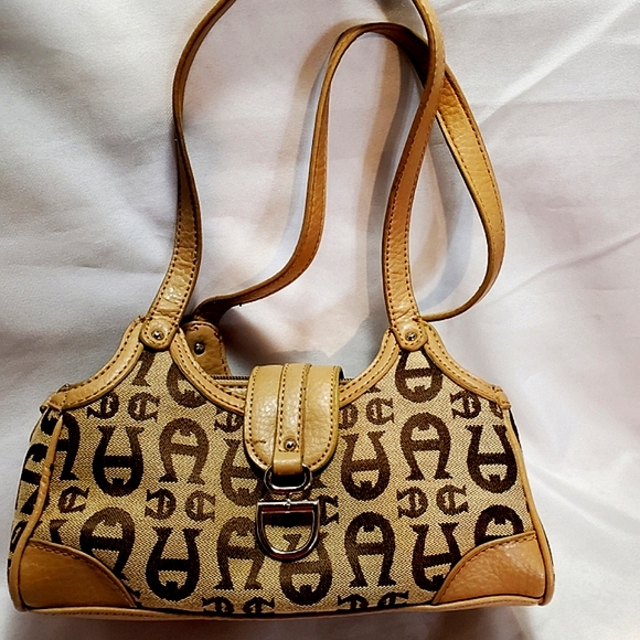 Vintage Etienne Aigner Small Handbag Satchel Purse - Picture 3 of 13